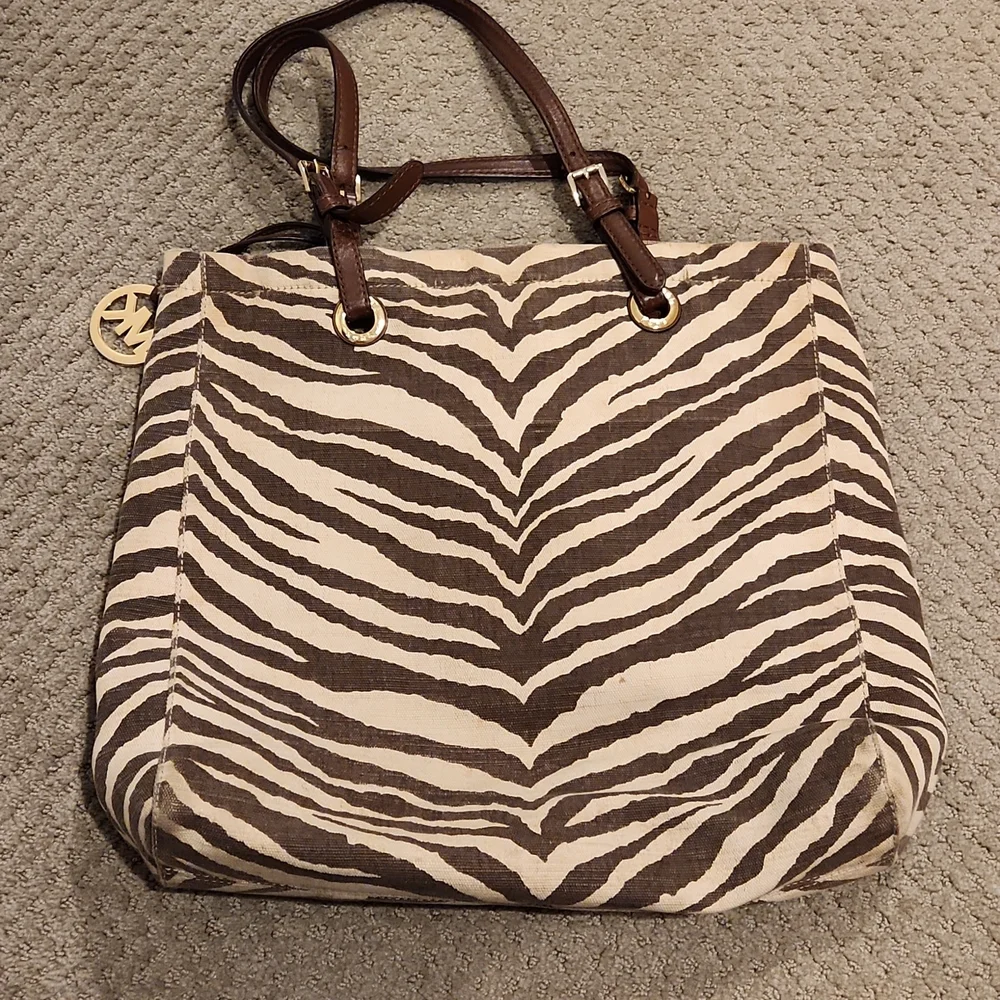 Michael Kors canvas tote / purse
